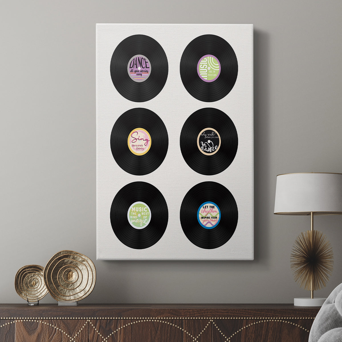 Vinyl Inspiration - Canvas Art Print