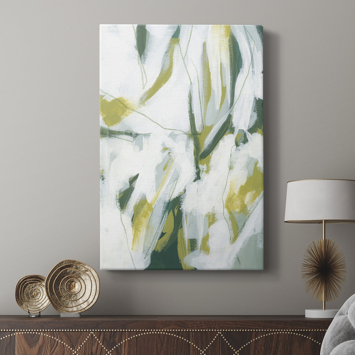 Emerald Ice I - Canvas Art Print