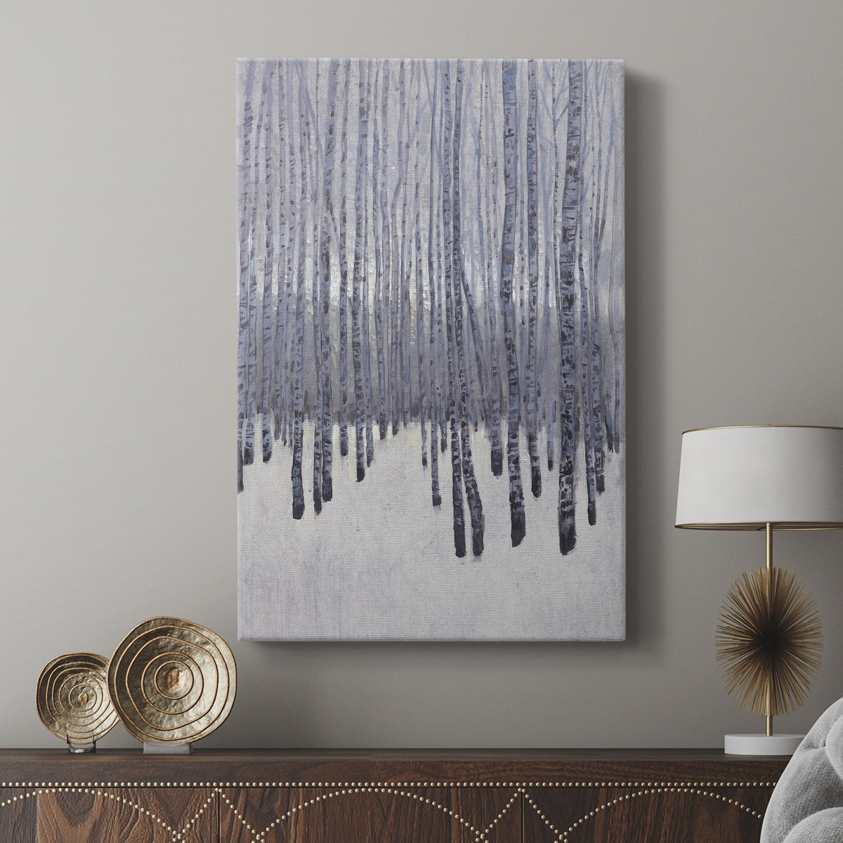 Bare Trees in Winter I - Canvas Art Print