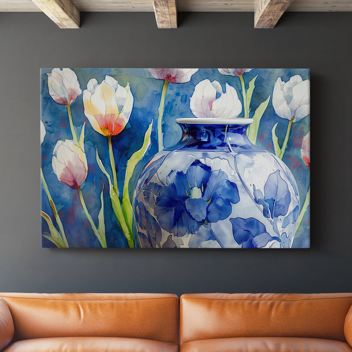 Floral Watercolor LII - Canvas Art Print
