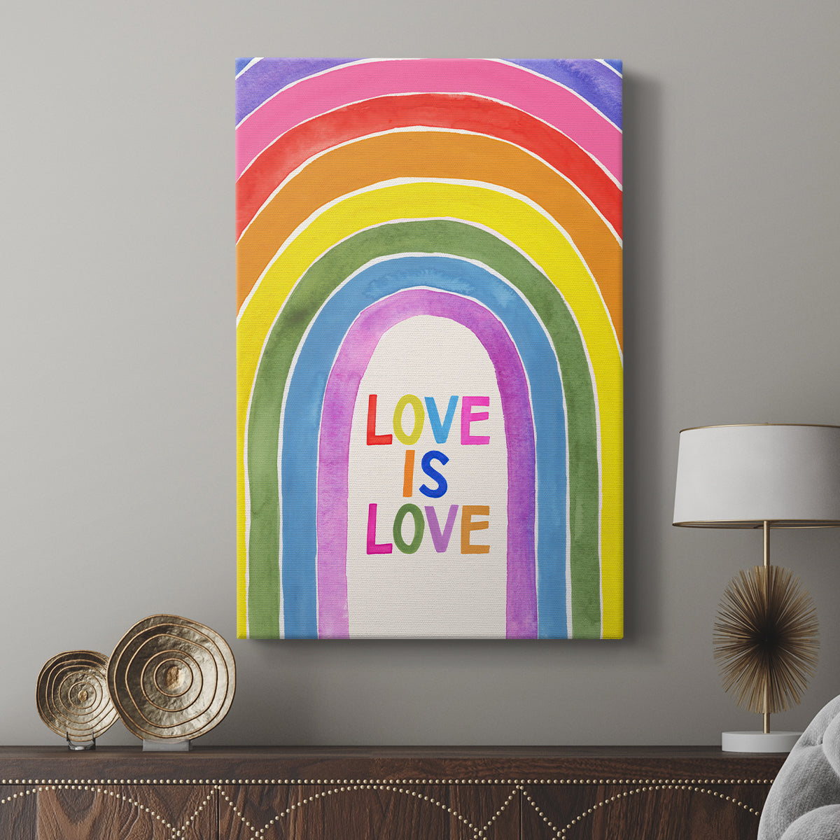 Love Loudly Collection B - Canvas Art Print