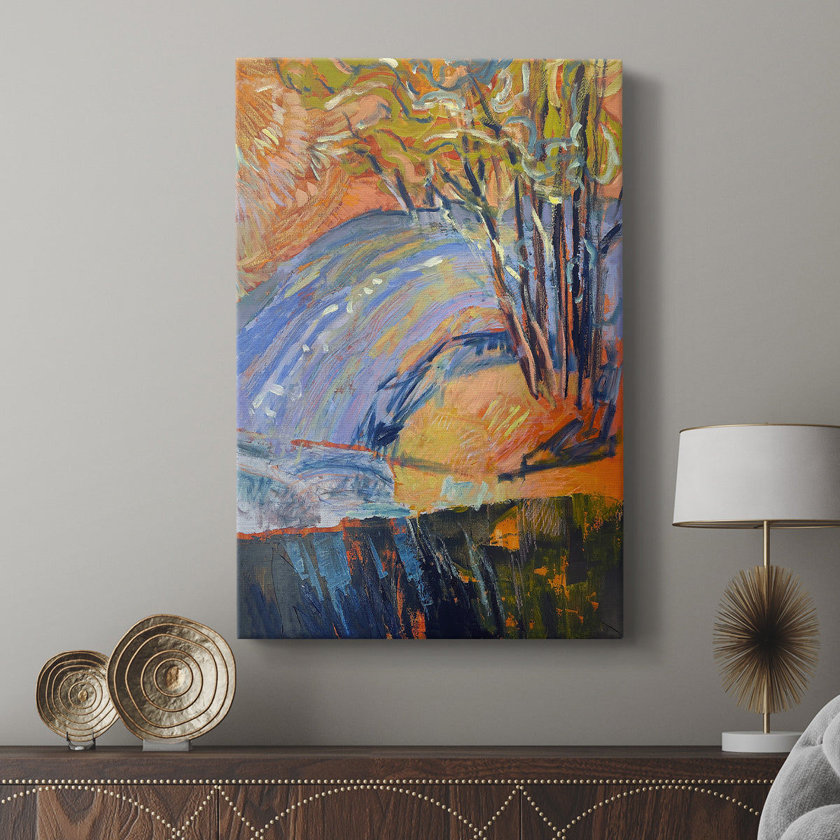 Cadmium Winter Solstice III - Canvas Art Print