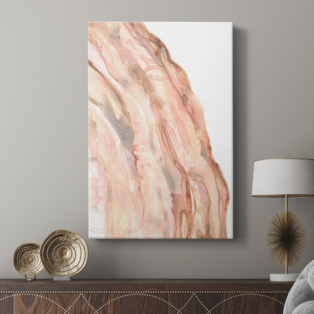 Rose Quartz I - Canvas Art Print