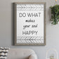 Your Soul Happy - Premium Canvas Framed in Barnwood - Ready to Hang