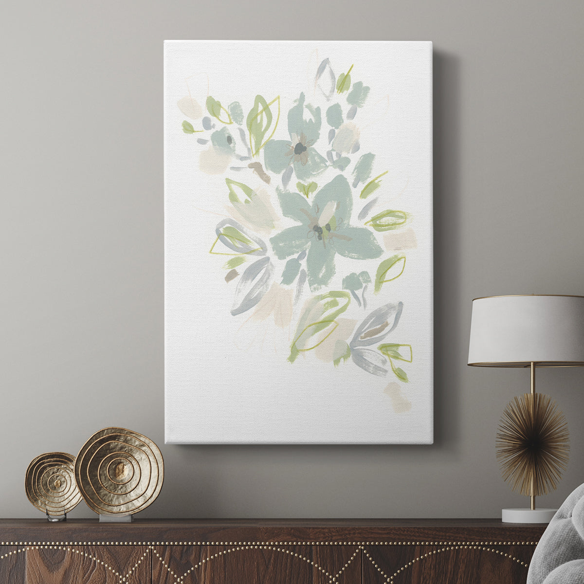 Seafoam Petals IV - Canvas Art Print
