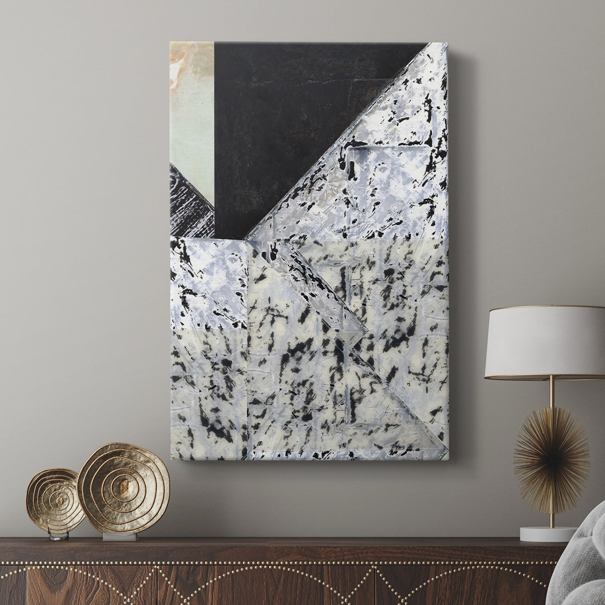Tiles & Texture Abstract Angles II - Canvas Art Print