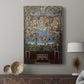 Canvas art print featuring a symbolic composition with dense detail and contrast displayed in a modern interior space.