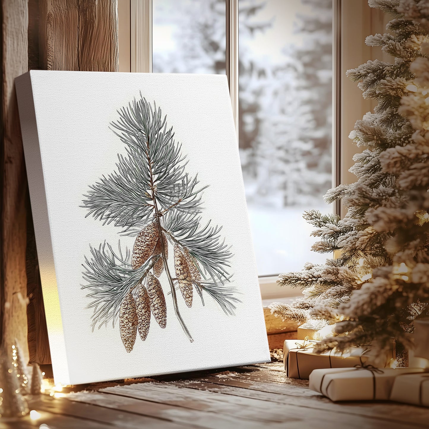 Pearled Eve Lane - Canvas Art Print