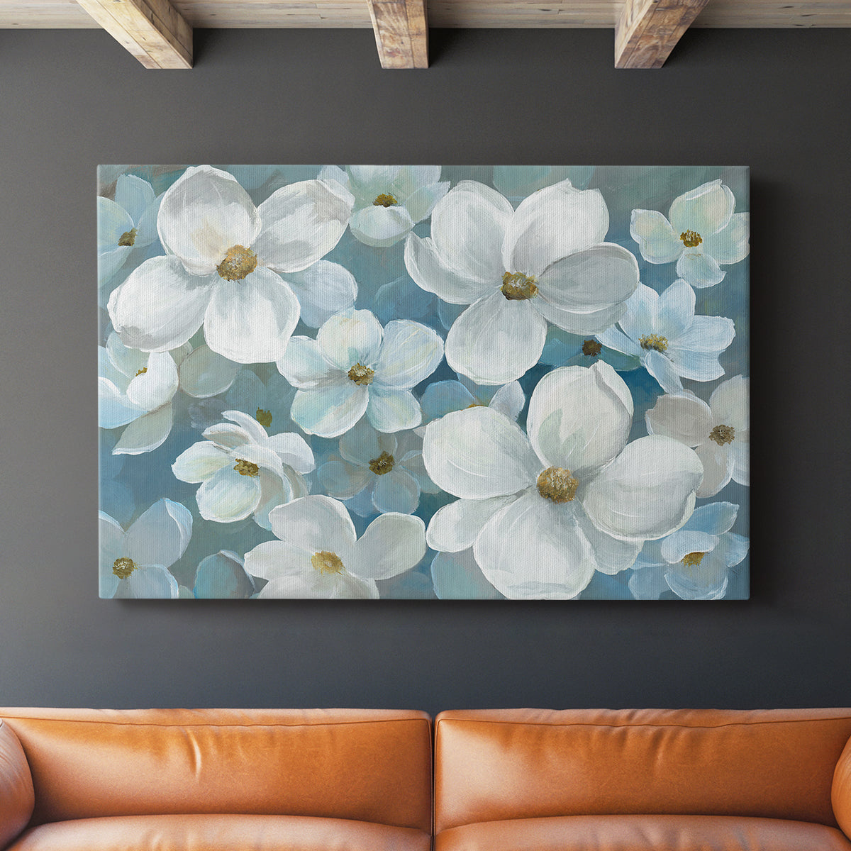 White Expression - Canvas Art Print