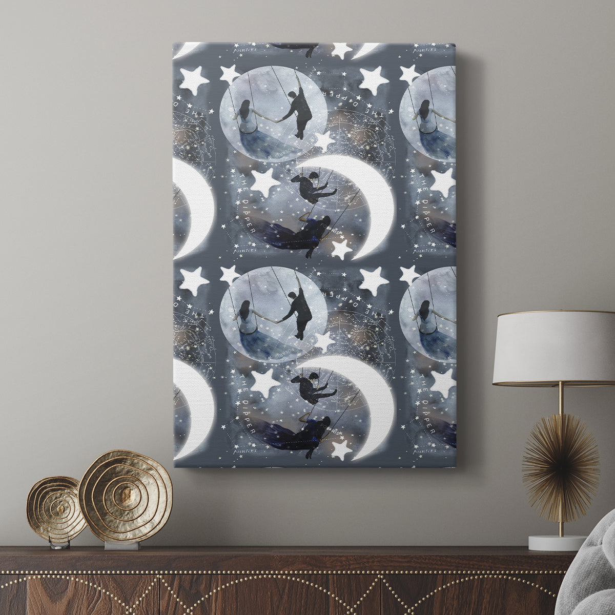 Celestial Love Collection E - Canvas Art Print