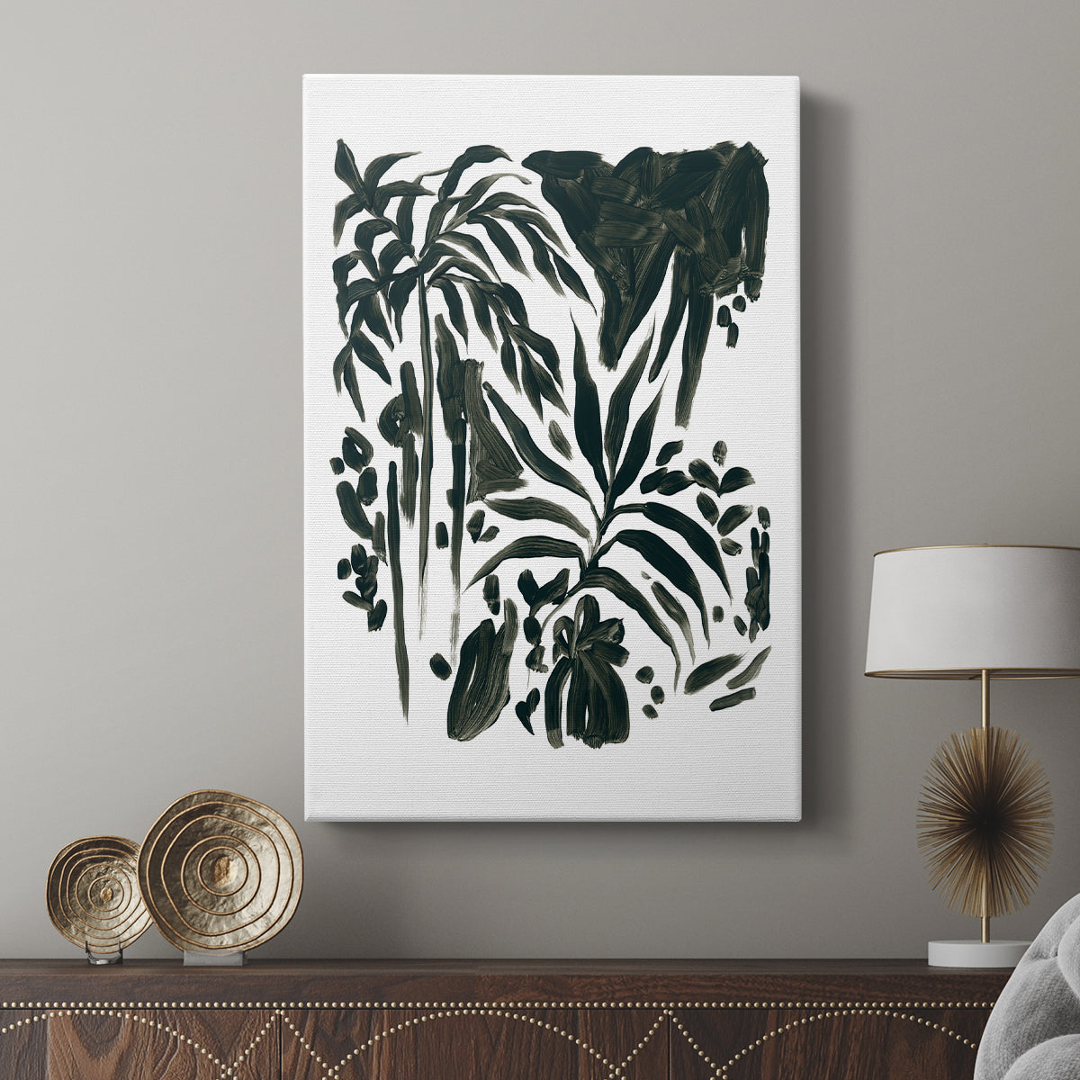 Ink Jungle II - Canvas Art Print