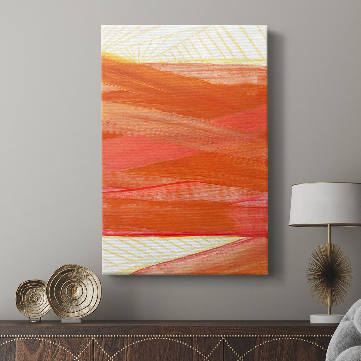 Warm Rays II - Canvas Art Print