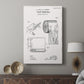 Toilet Paper Patent I - Canvas Art Print