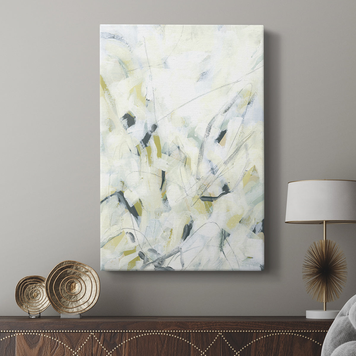 Ice Scribe I - Canvas Art Print