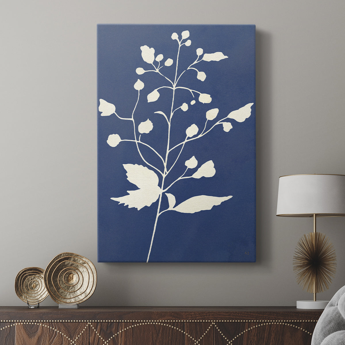 Night Sky Silhouette II - Canvas Art Print