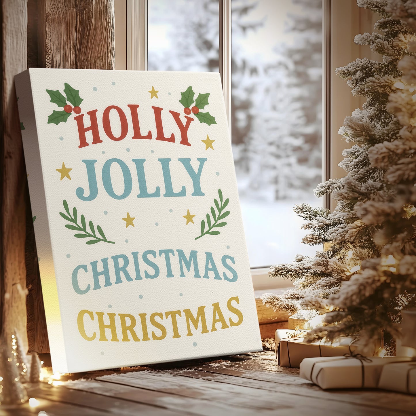 Silver Morning Promise - Canvas Art Print