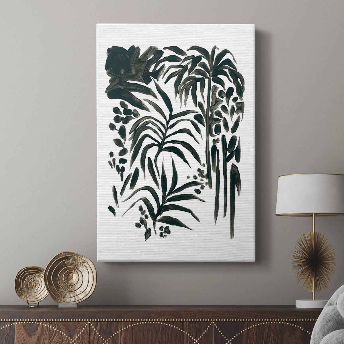 Ink Jungle I - Canvas Art Print