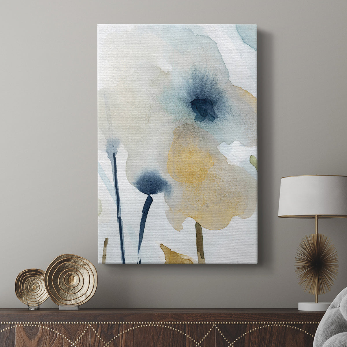 Blooming Wash I - Canvas Art Print