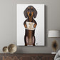Love and Dachshund - Canvas Art Print