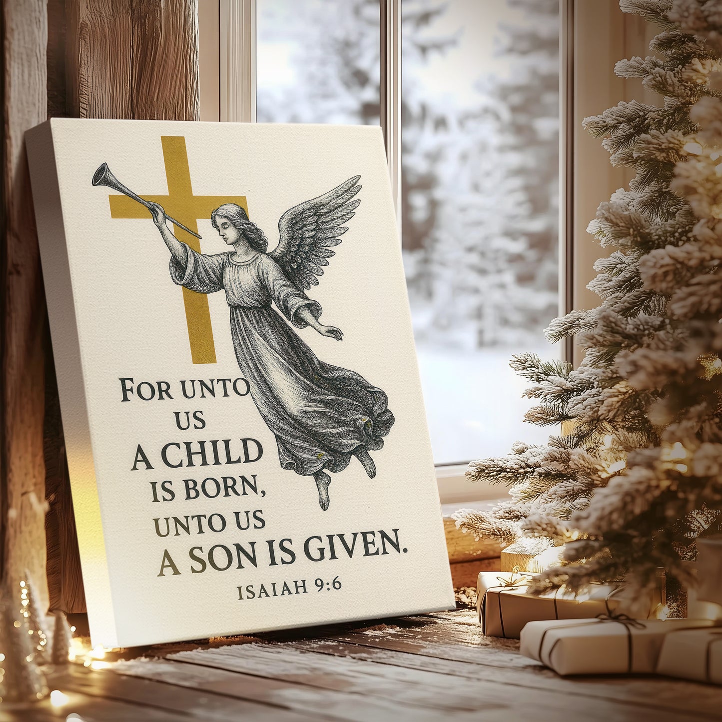 Sugar Blessing of Candle - Canvas Art Print