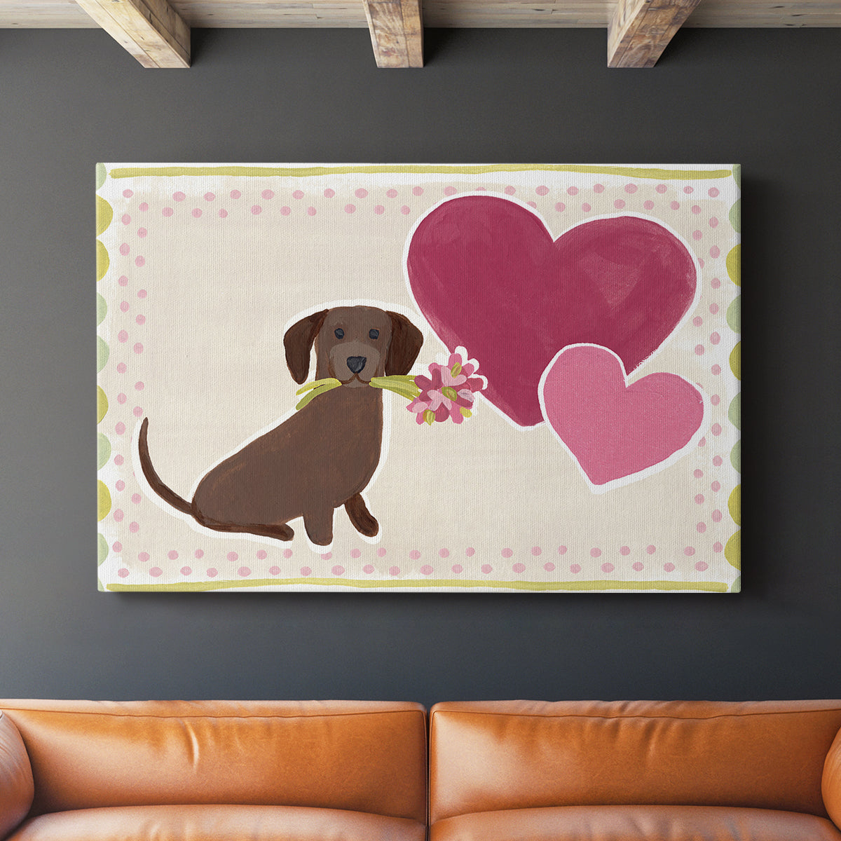 Dachshund Delight Collection A - Canvas Art Print