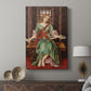 Canvas art print featuring a dramatic image of confinement and emotional tension displayed in a modern interior space.