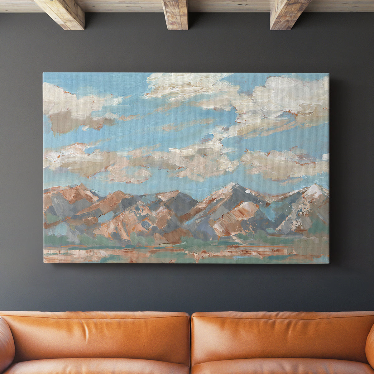 Pastel Western Vista I - Canvas Art Print