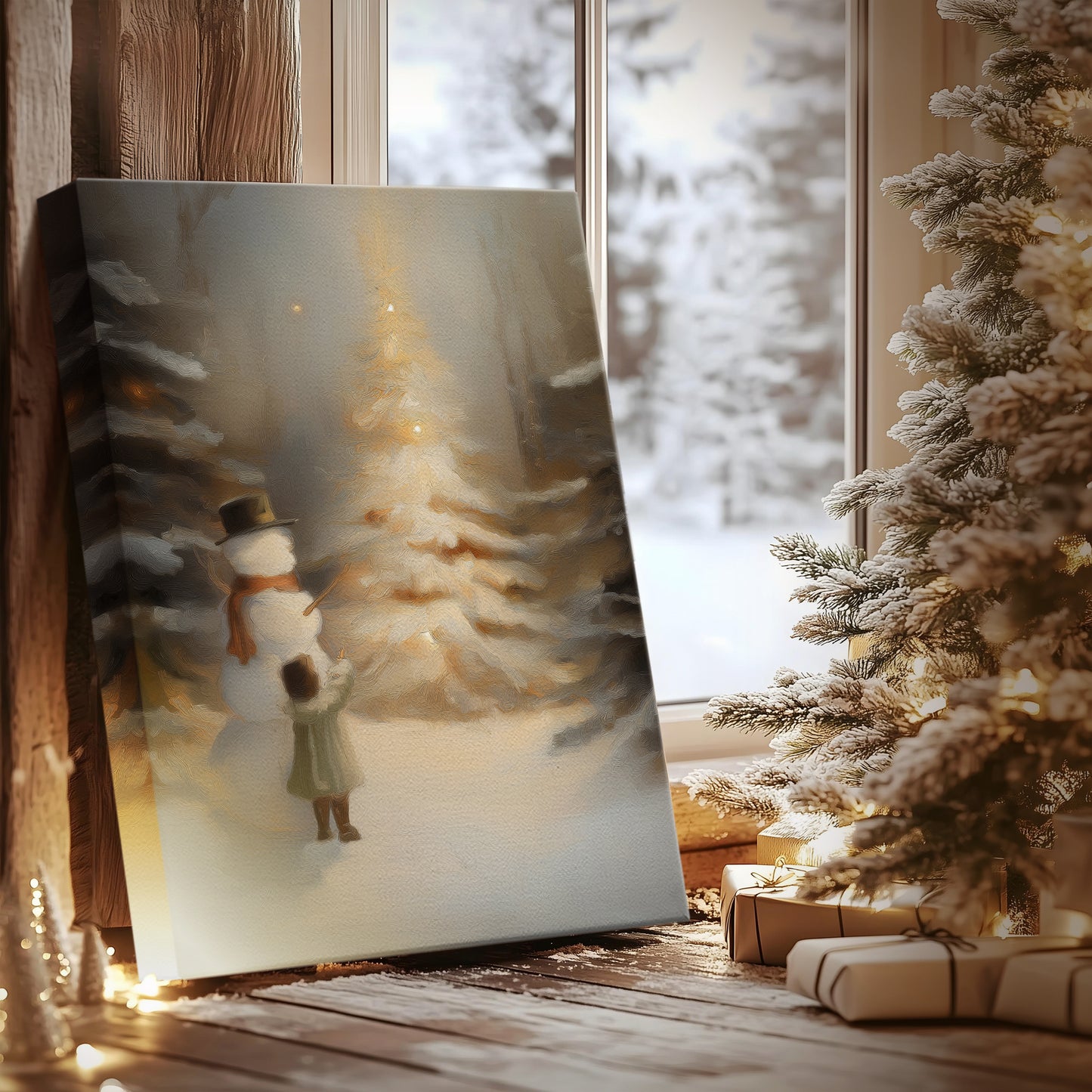 Amber Blessing of Morning - Canvas Art Print