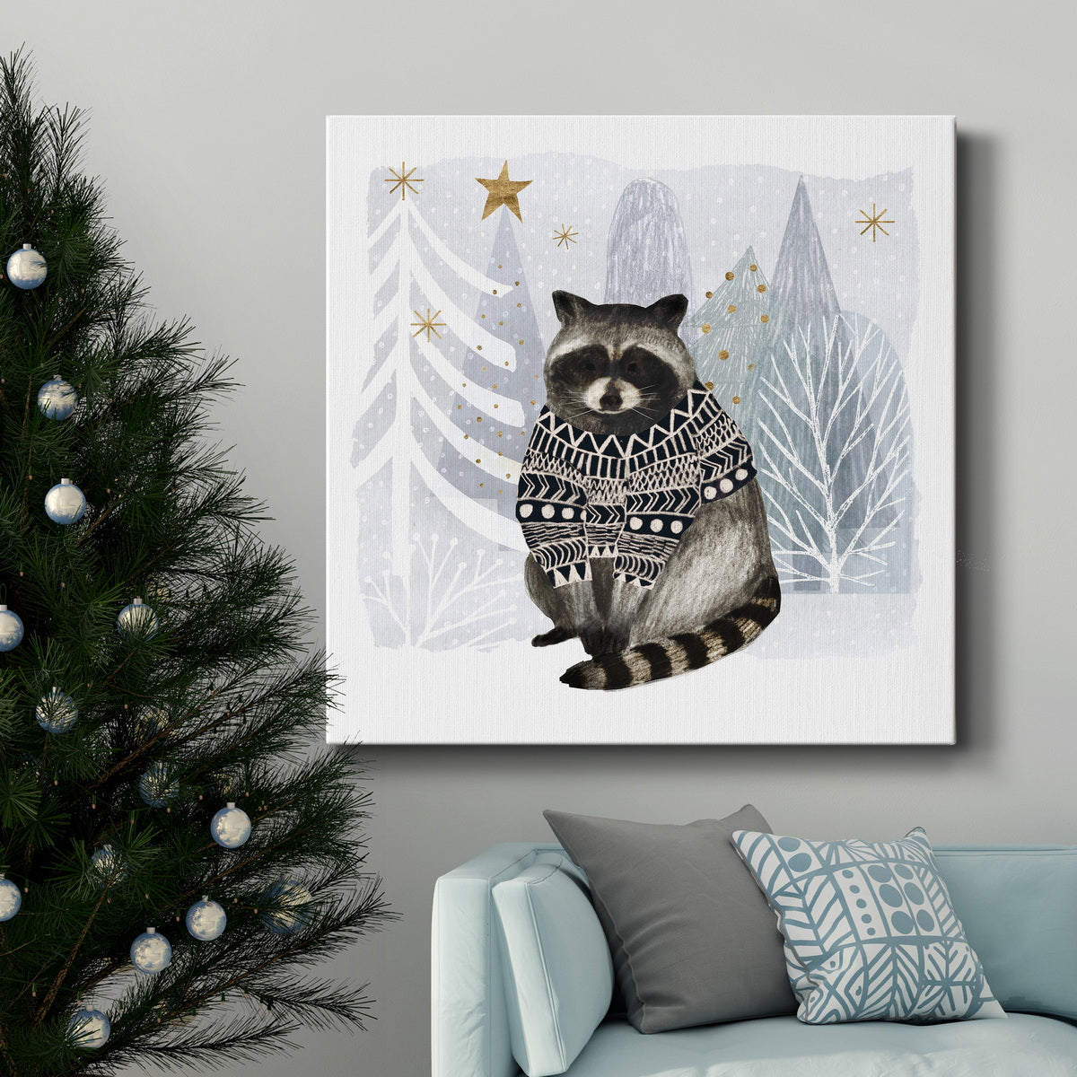 Cozy Woodland Animal IV-Premium Gallery Wrapped Canvas - Ready to Hang