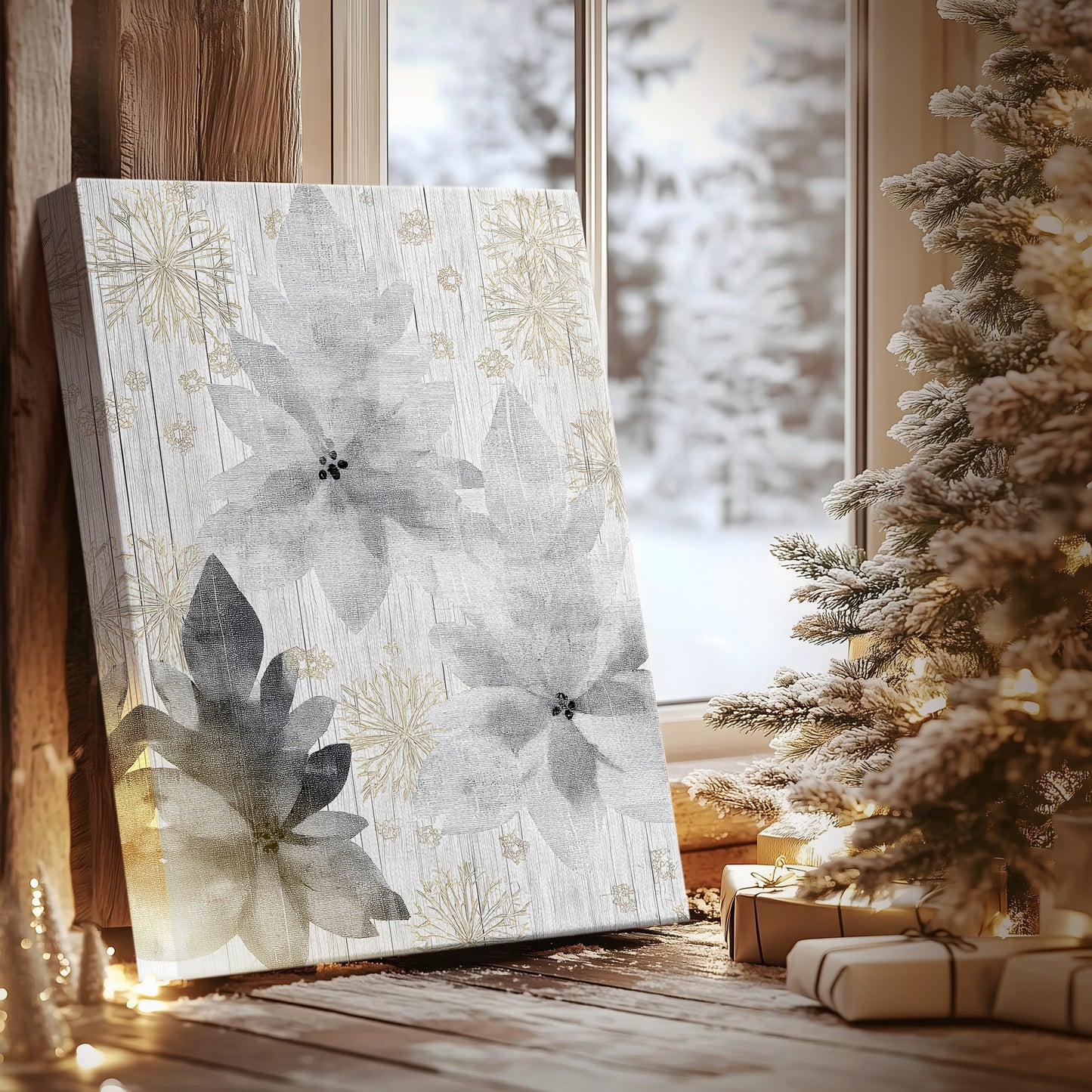 Snowwhite Midwinter Carol - Canvas Art Print
