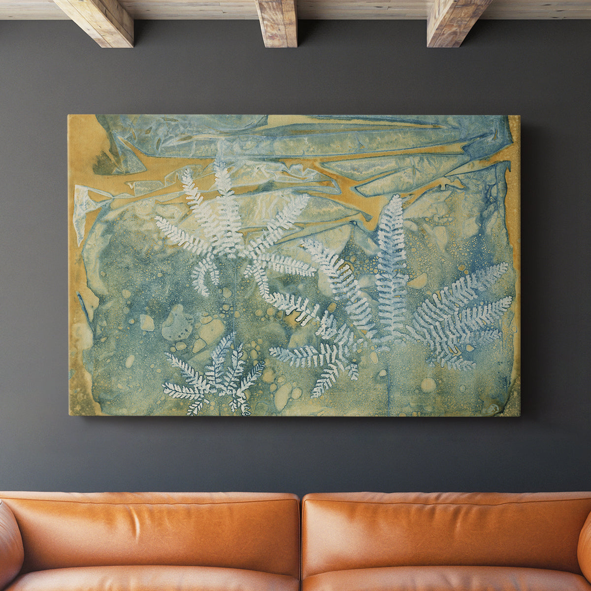 Floating Ferns - Canvas Art Print