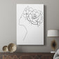 Fashion Floral Sketch II - Canvas Art Print