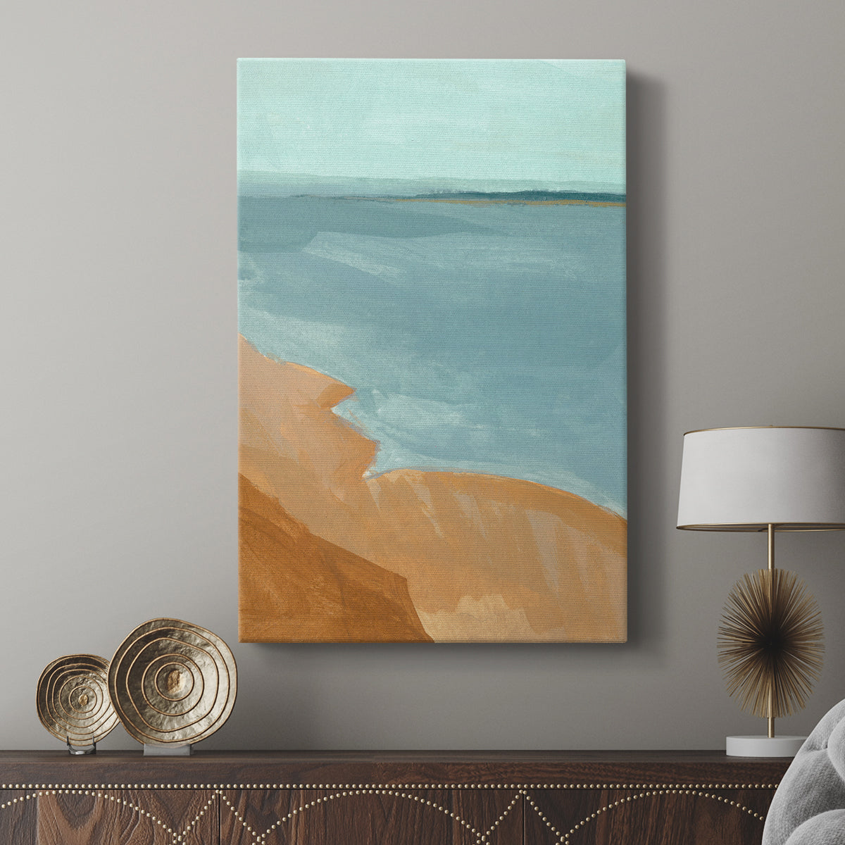 Out on the Sandbar II - Canvas Art Print