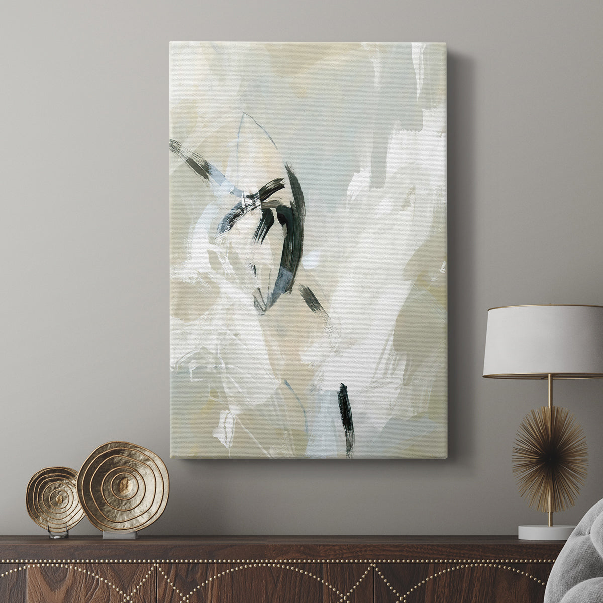 Scribble Veil II - Canvas Art Print