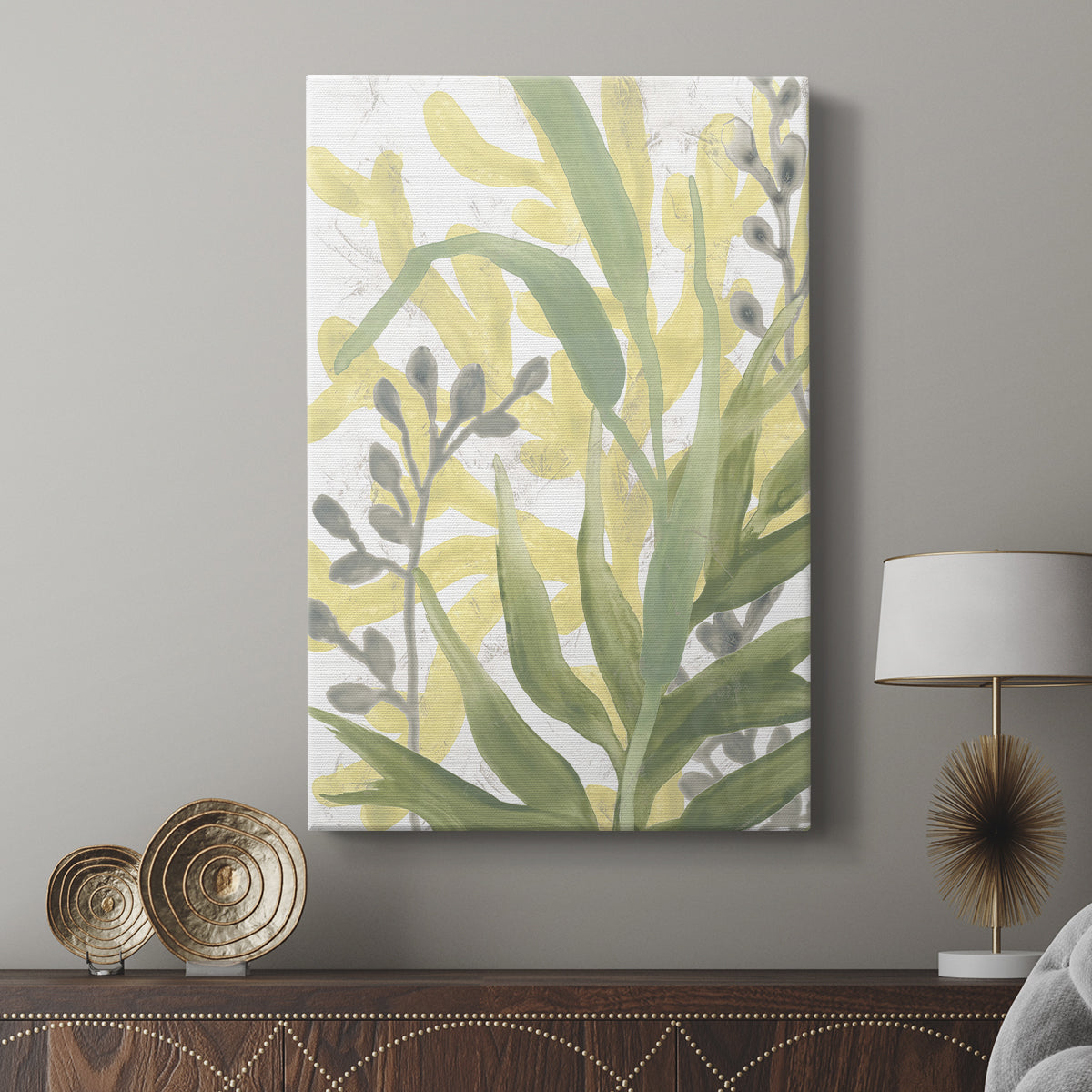 Sea Grass Fresco I - Canvas Art Print