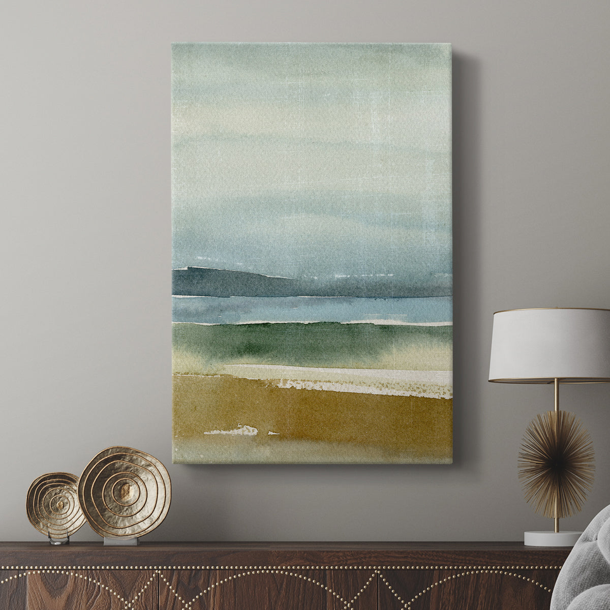 Ochre Outlook II - Canvas Art Print