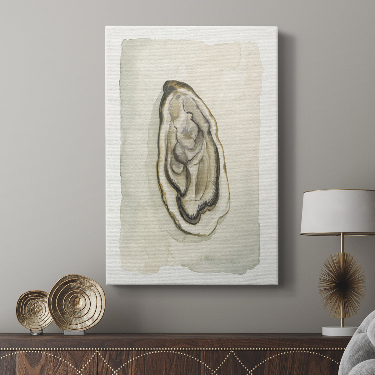 Soft Half Shell II - Canvas Art Print