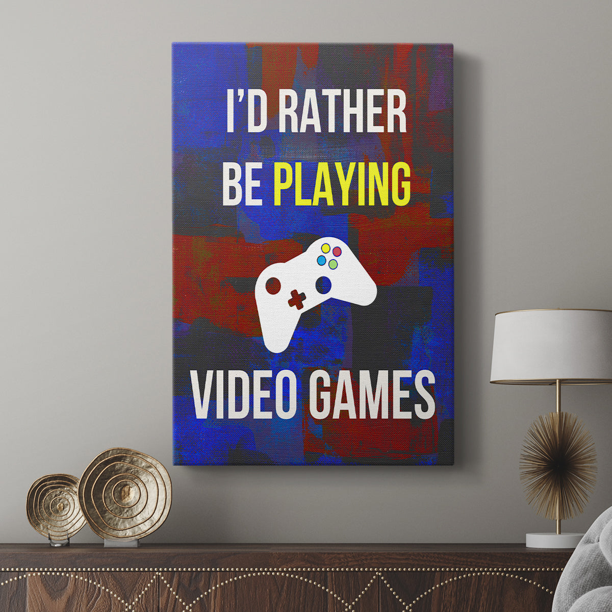 Gamer at Play III - Canvas Art Print