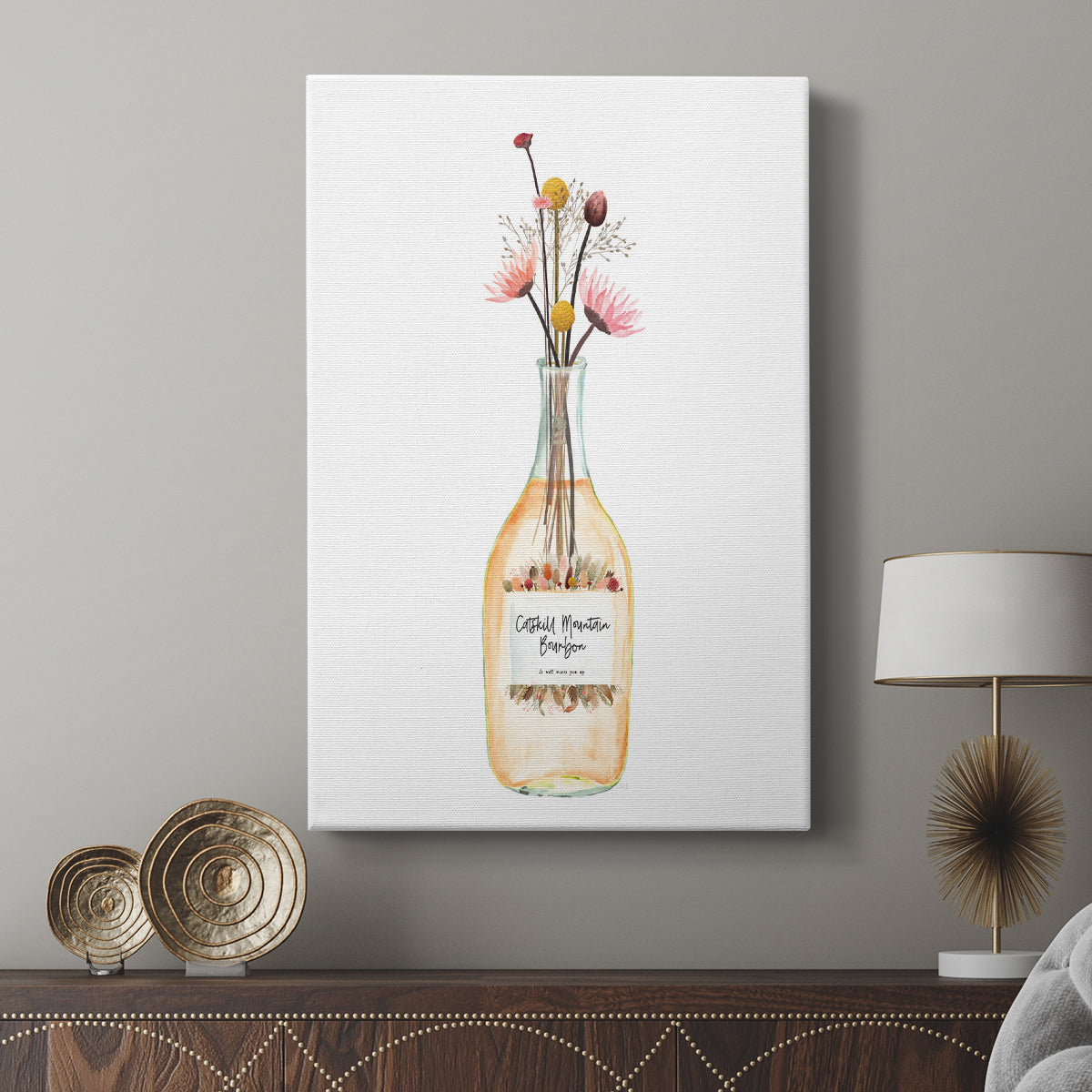 Catskill Mountain Bourbon - Canvas Art Print