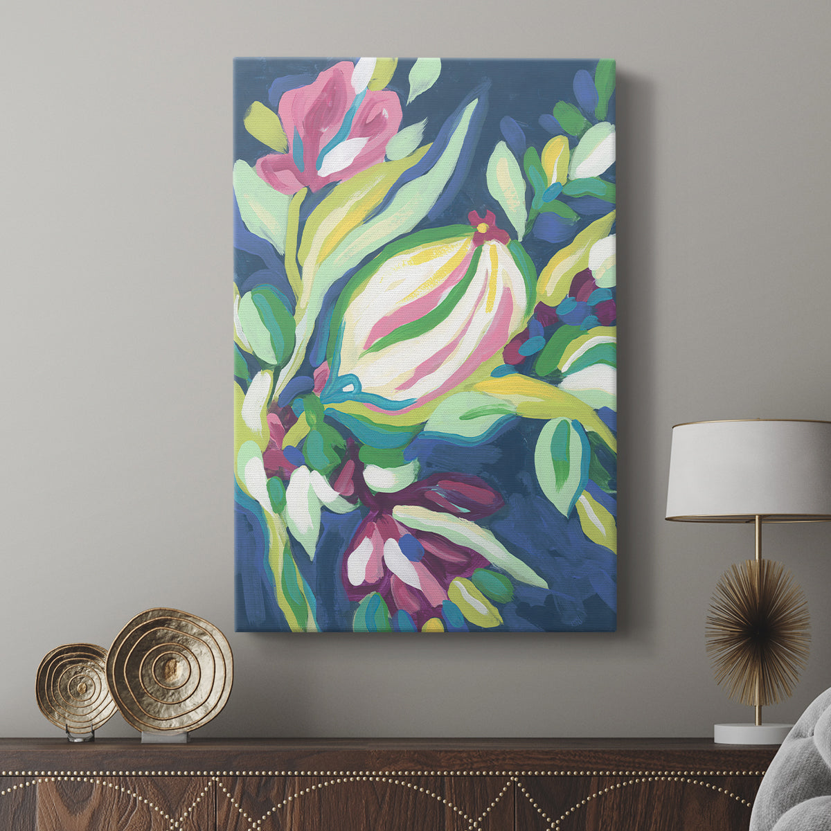 Blue Tropics III - Canvas Art Print