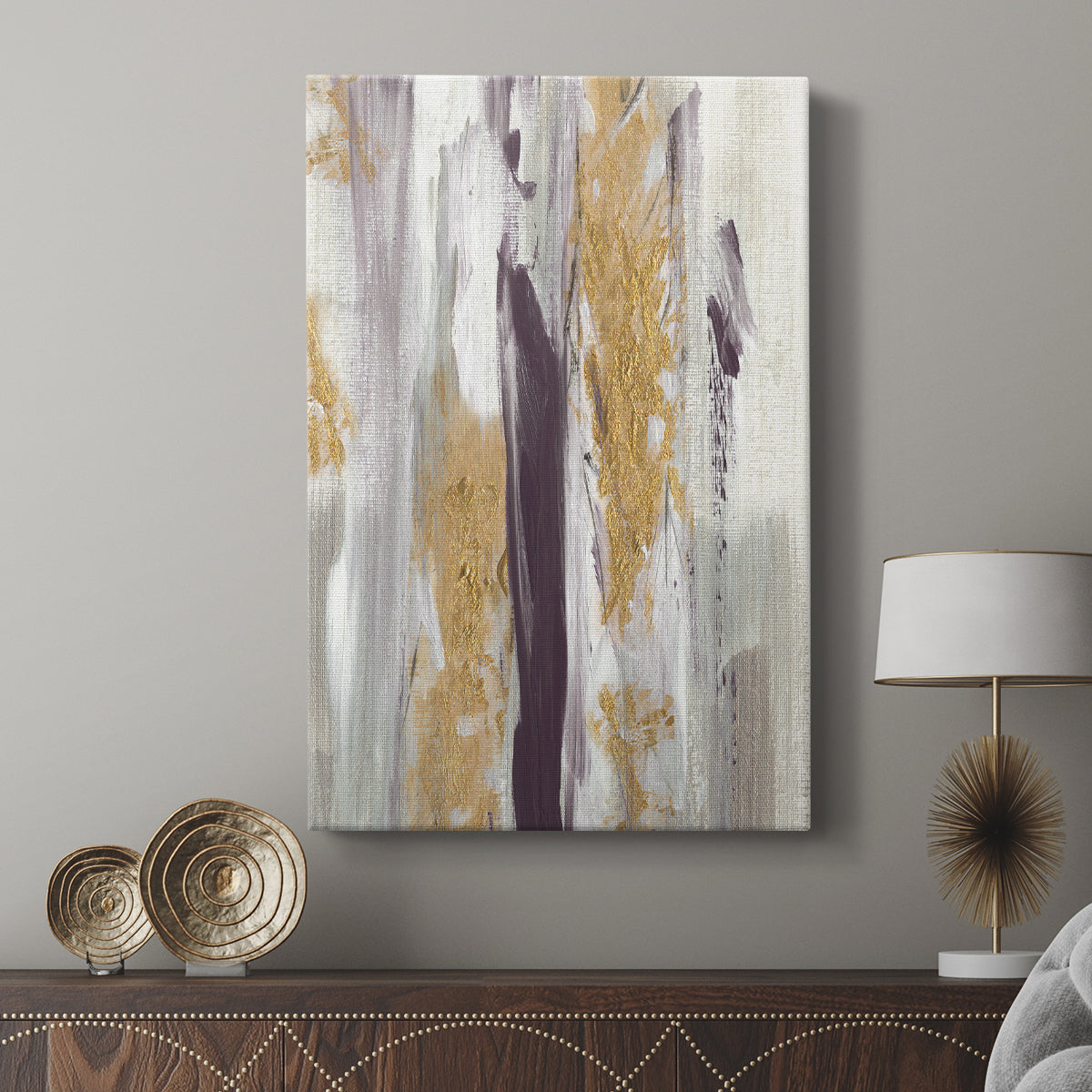 Tumultuous Amethyst II - Canvas Art Print