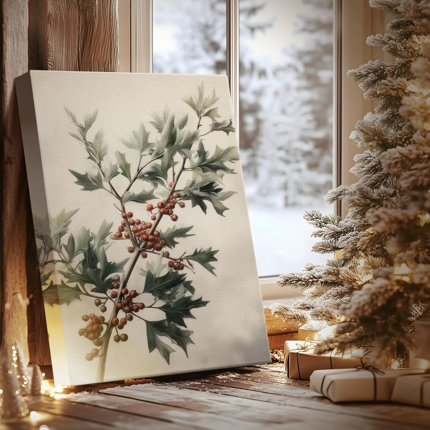 Icicles of Golden Promise - Canvas Art Print