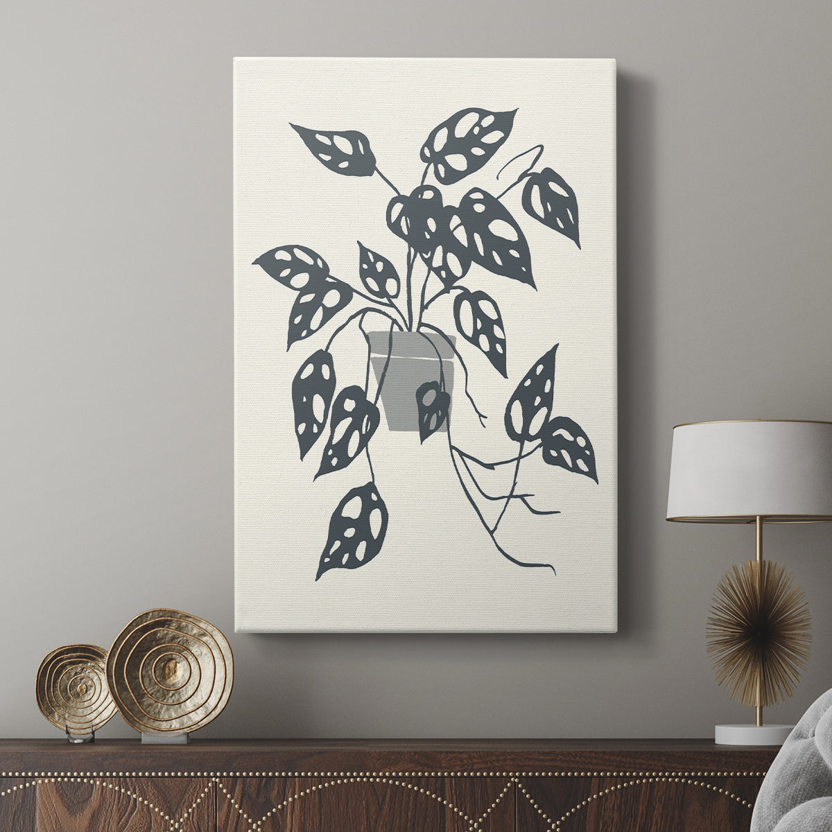 Growing Leaves I - Canvas Art Print