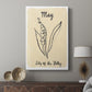 Birth Month V - Canvas Art Print