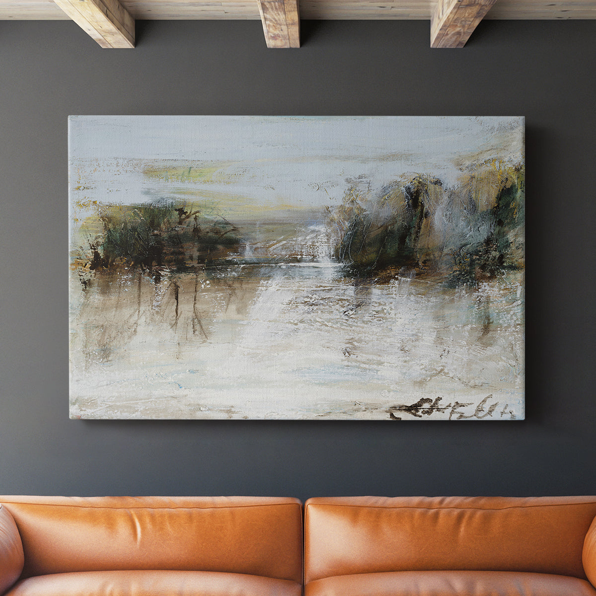 Wintery Horizon I - Canvas Art Print