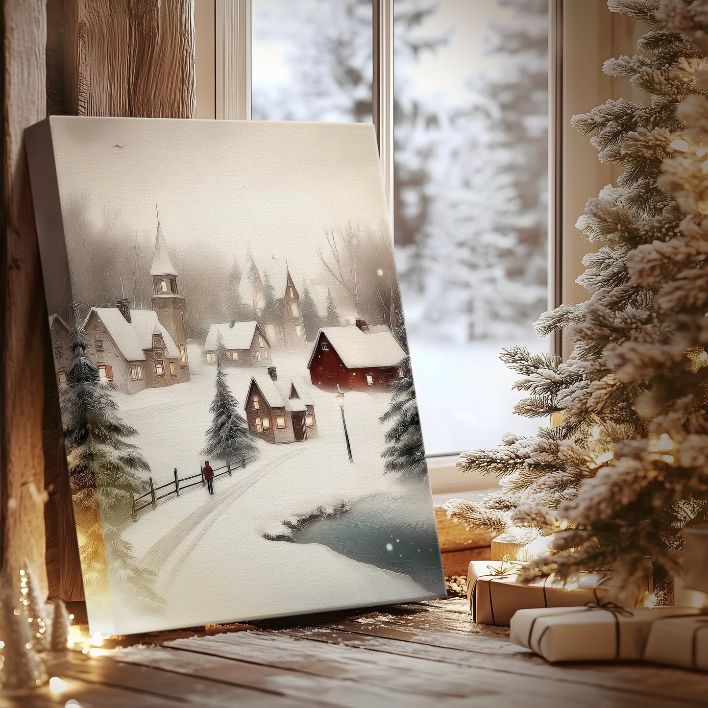 Frostlit Carol - Canvas Art Print