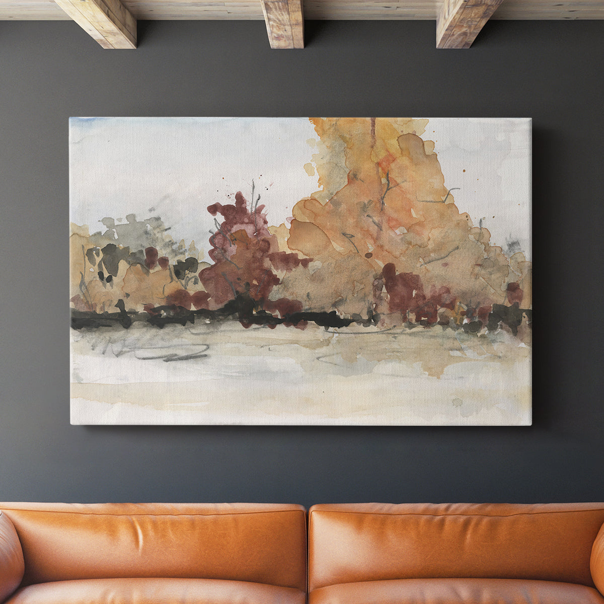 The Autumn View II - Canvas Art Print