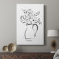 Sketchy Bouquet II - Canvas Art Print