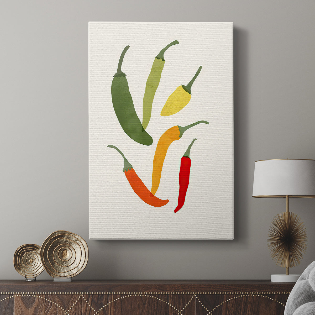Organic Veg X - Canvas Art Print
