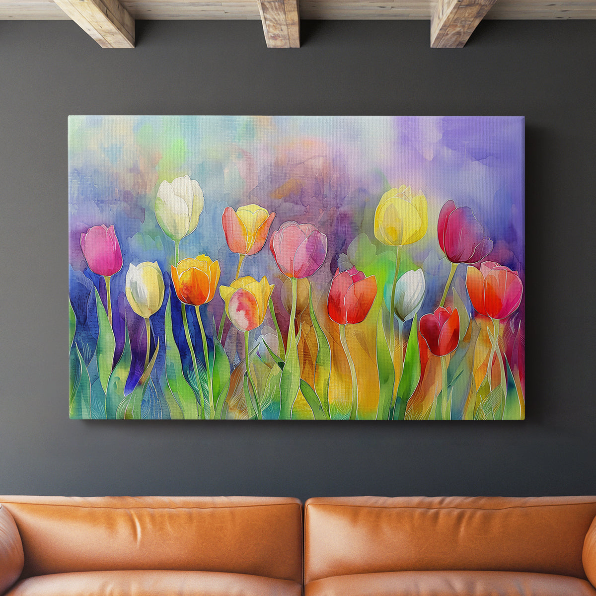 Floral Watercolor XVI - Canvas Art Print